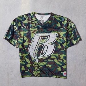 Ruff Ryders camo print football jersey